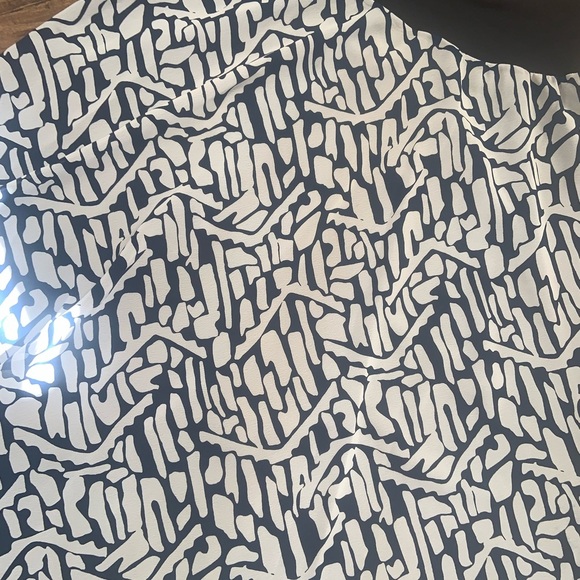 Elastic waist band printed boho maxi y2k black & white Evan picone classic small - Picture 2 of 4